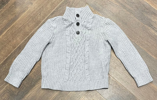 Grey  Oshkosh Knit Sweater, 3Y