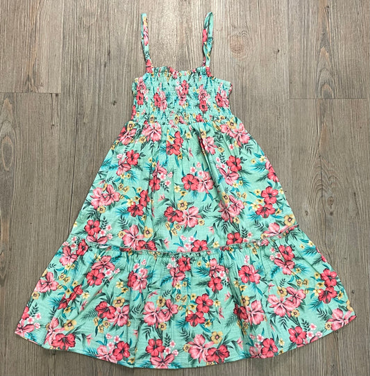 Beachgla  F4A Marina Smocked Dress, 6Y