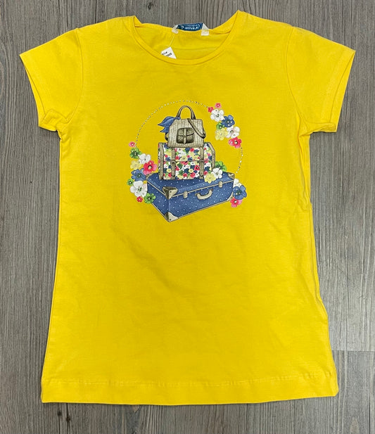 Yellow  Mayoral Tee, 8Y