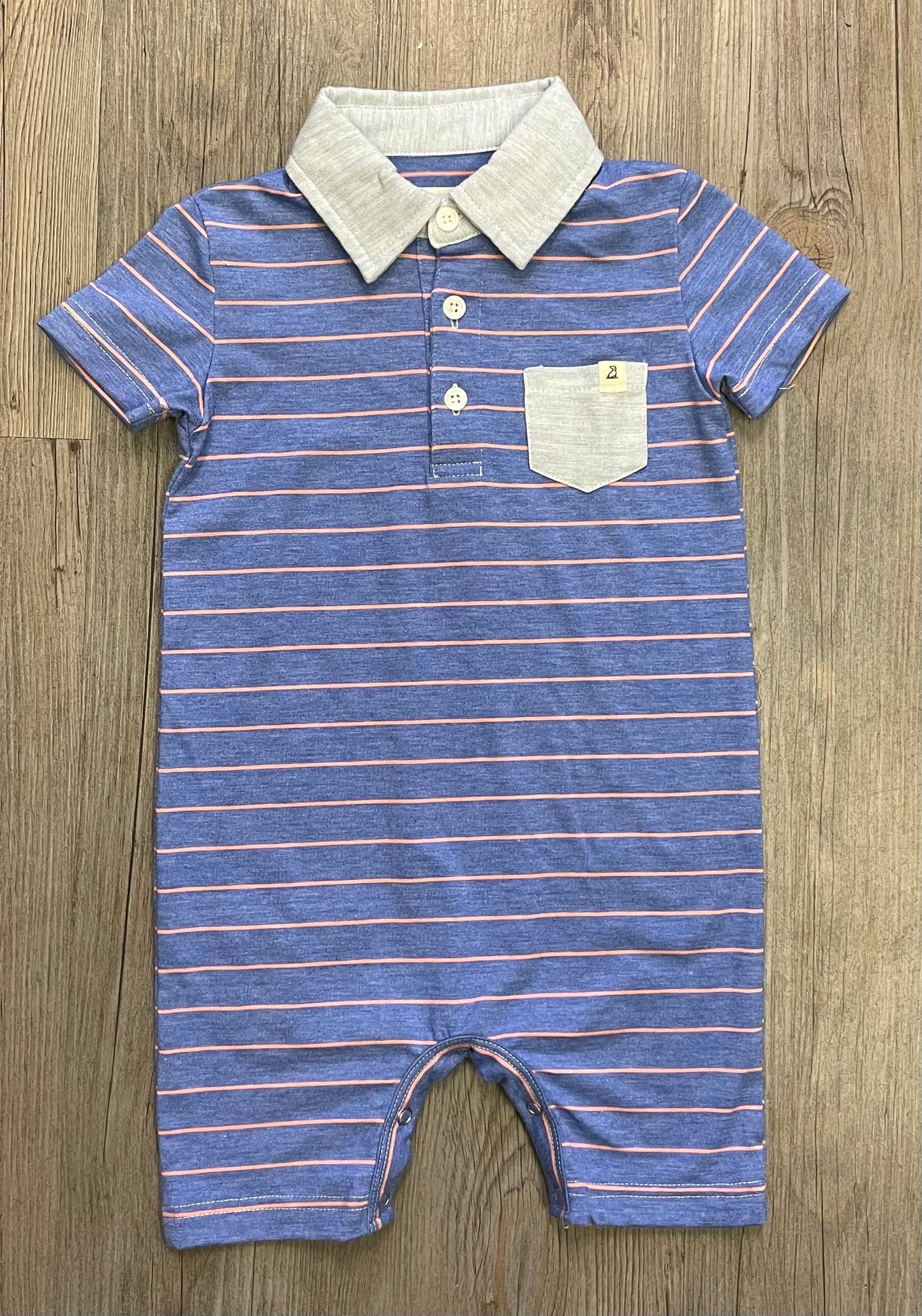 Blue  Me & Henry Polo  Romper, 12-18M