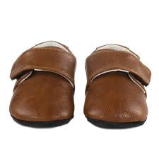 Brown  My Mocs - Ruse Leather, 0-6M