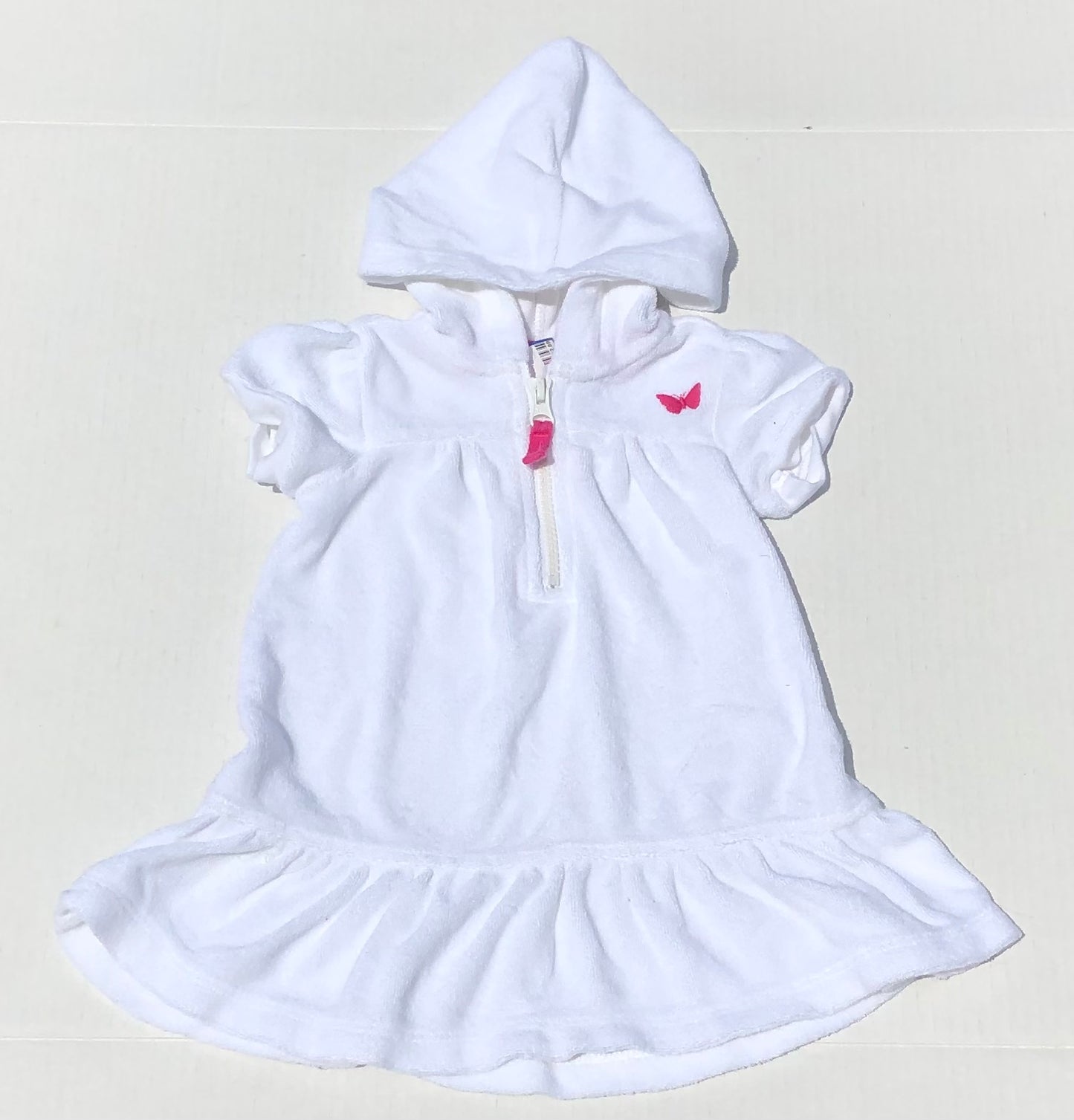 White  Old Navy Swim Cover, 3-6M