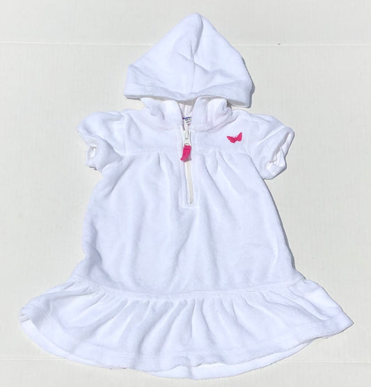 White  Old Navy Swim Cover, 3-6M