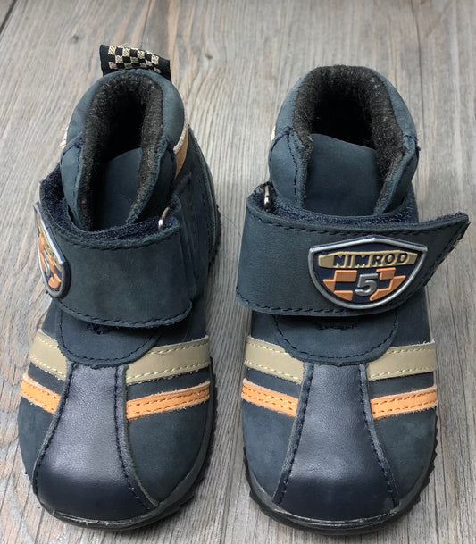 Blue  Nimrod Velcro Shoes, 4T
