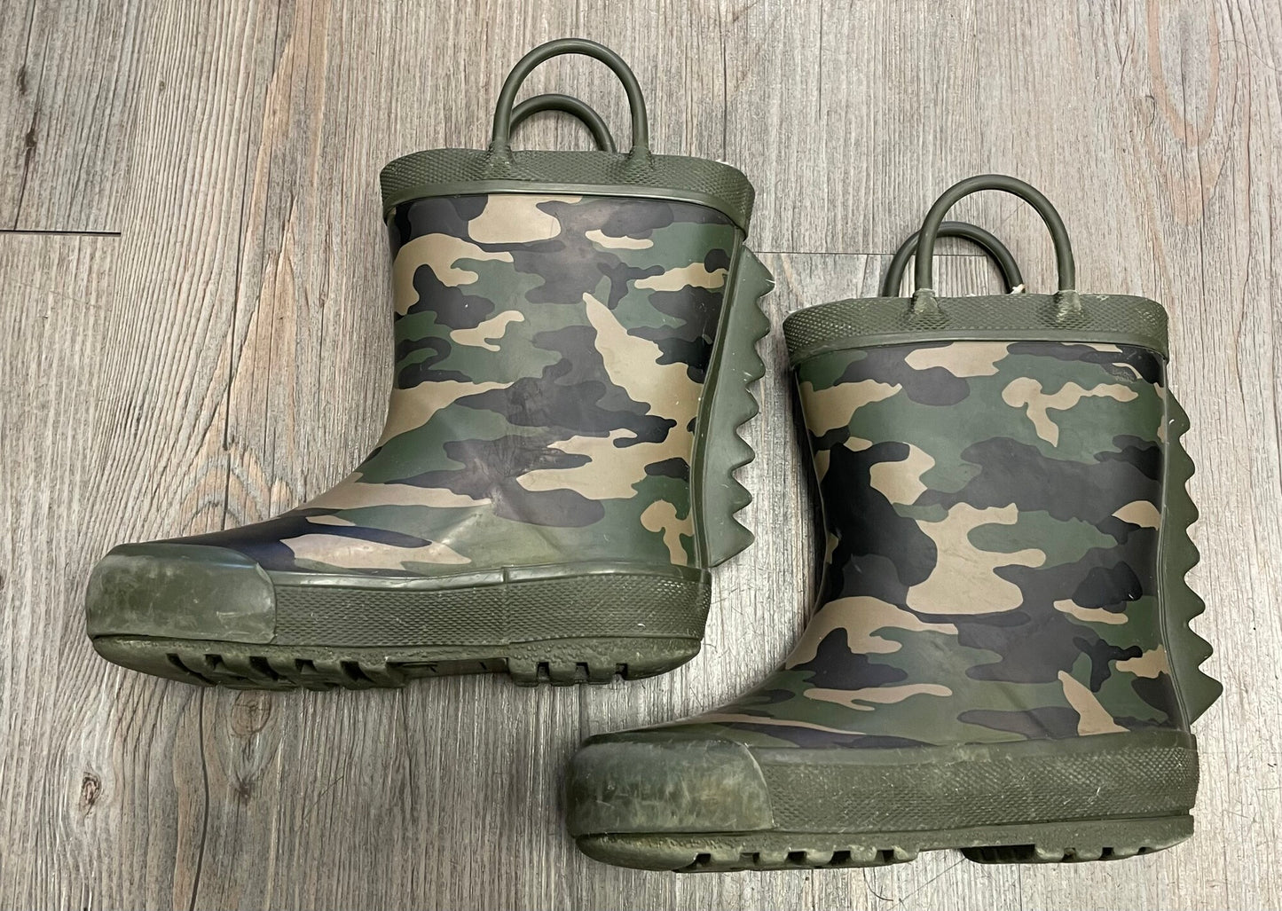Camo  Camo Lined Rain Boots, 9T