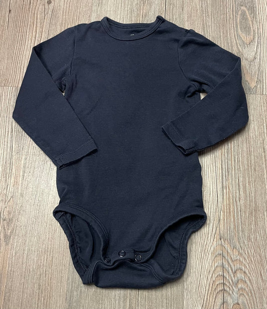 Navy  H&M Onesie LS, 12-18M
