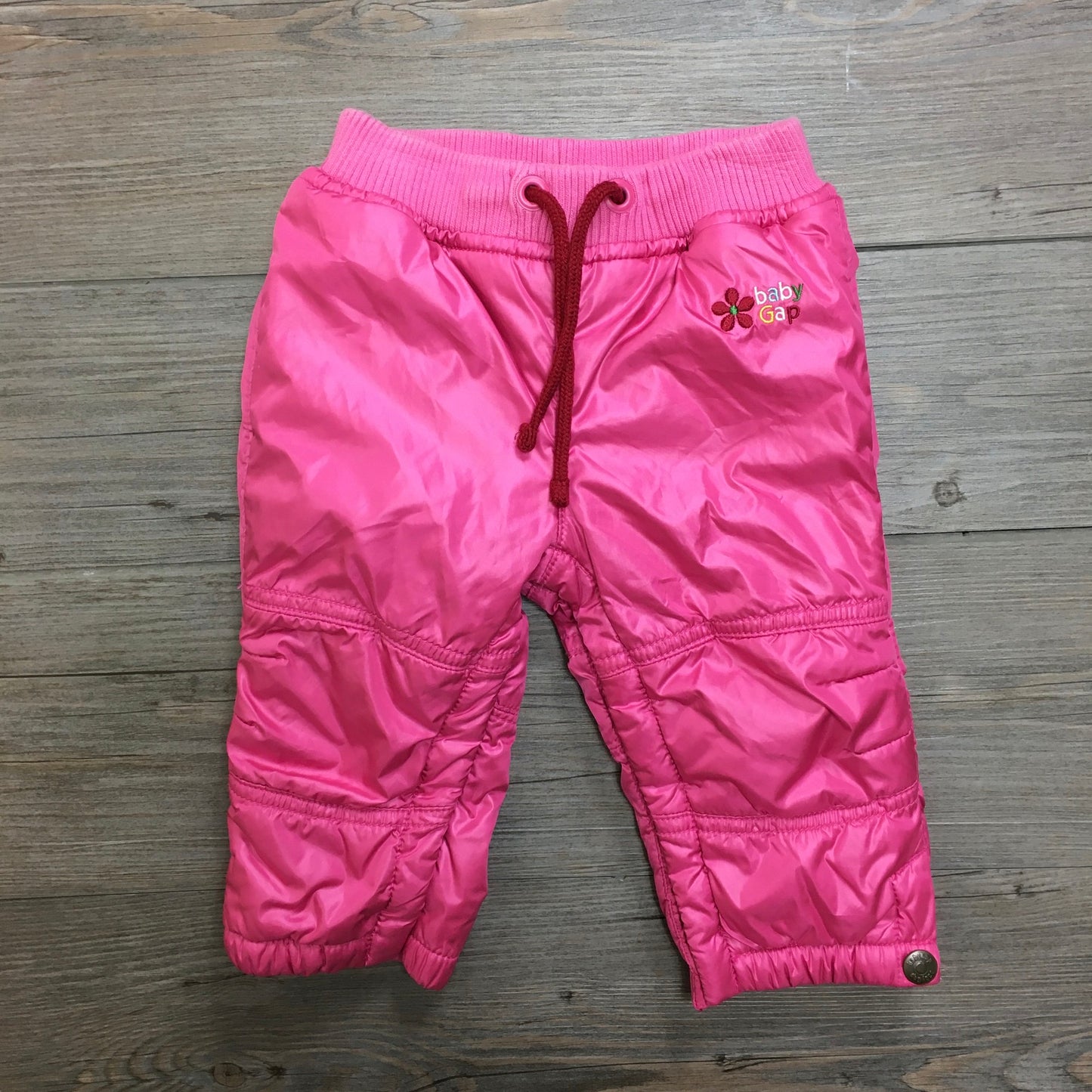 Pink  Gap Lined Pants, 6-12M