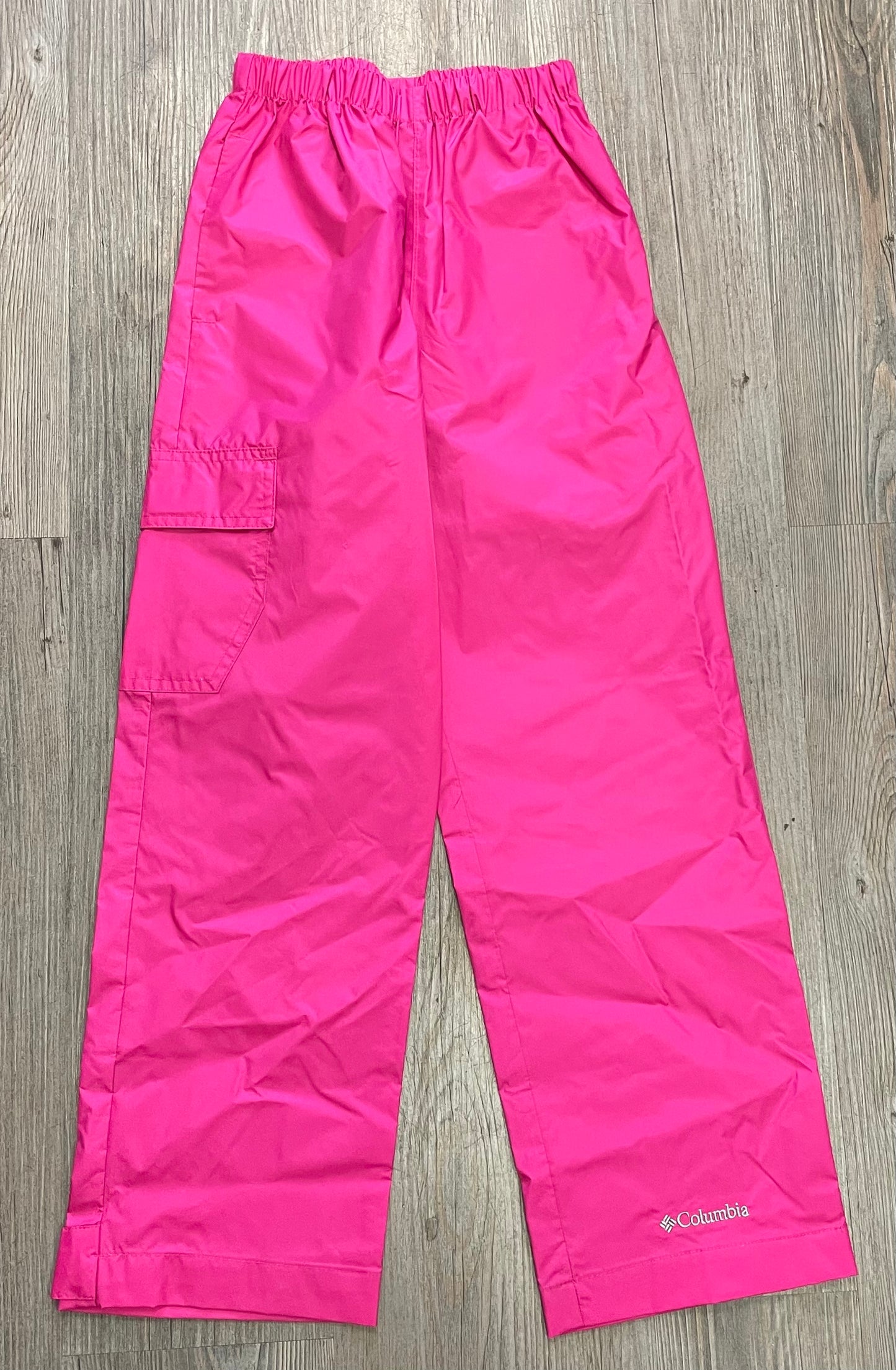 Pink  Columbia Rain Pants, 6-7Y
