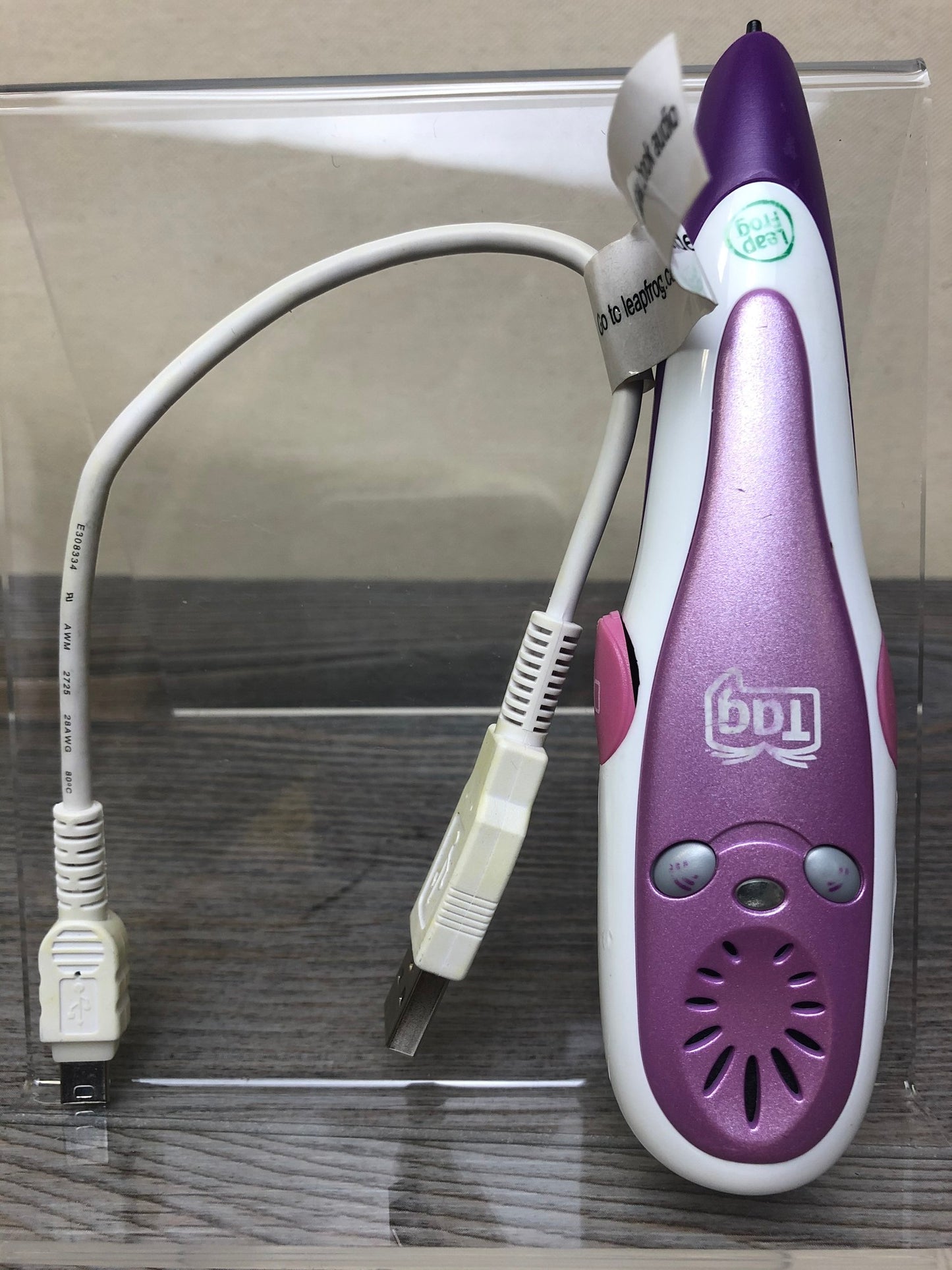 Purple  Leapster Tag Reader Pen, USED