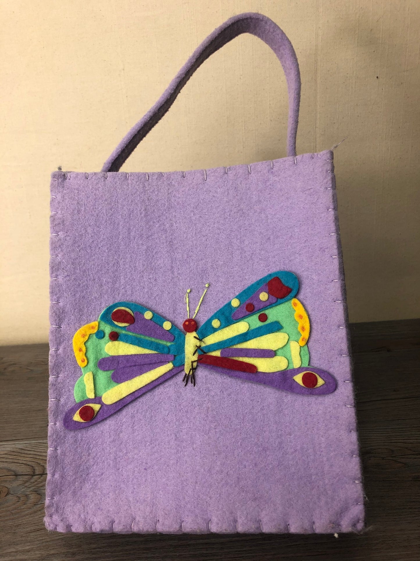 Purple  Eric Carle Felt Butterfly, Small