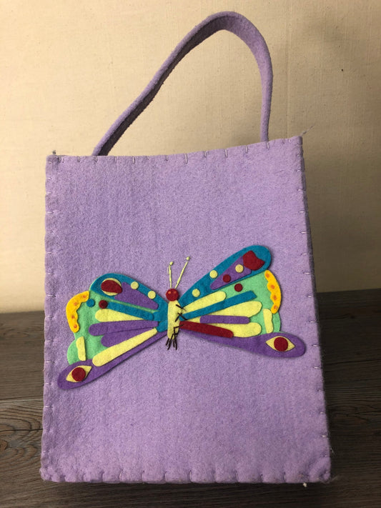 Purple  Eric Carle Felt Butterfly, Small