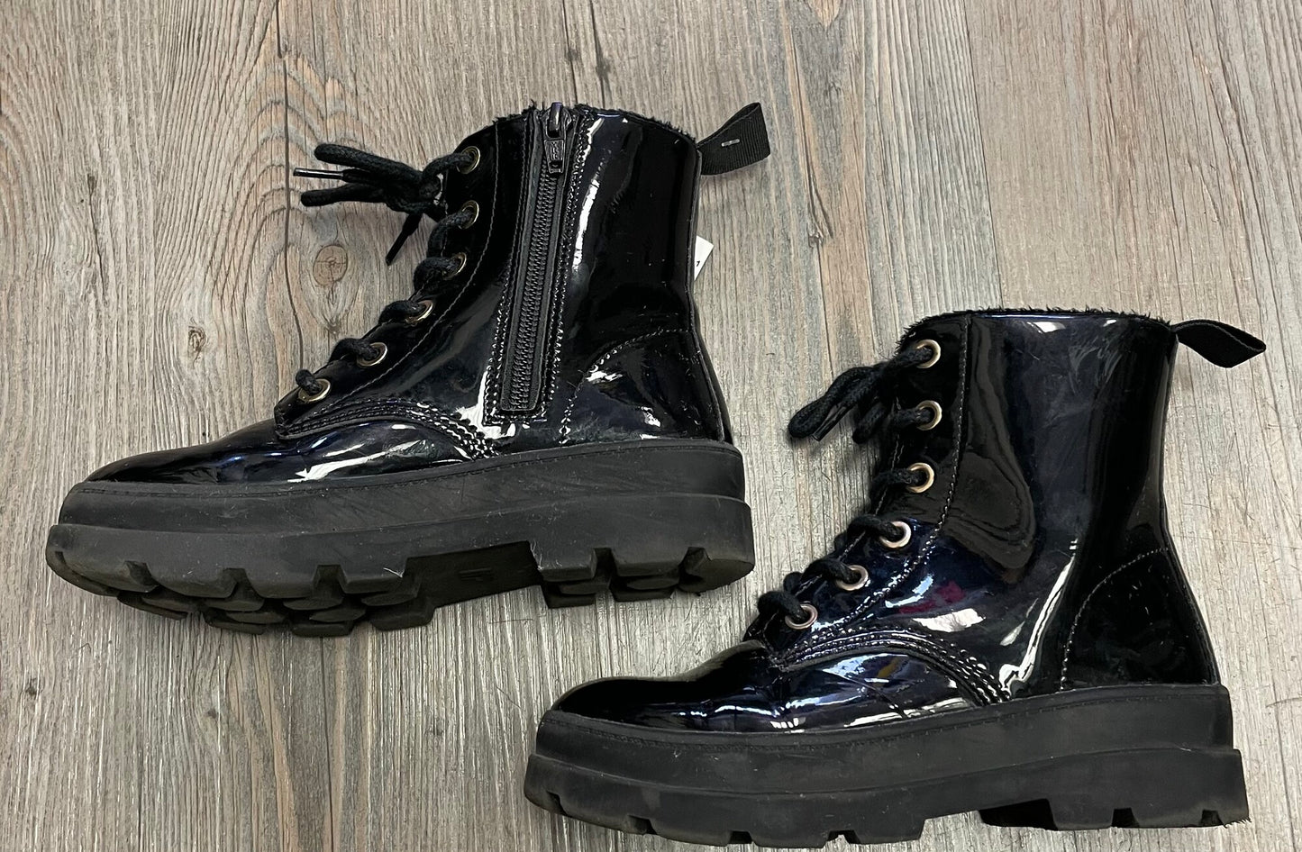 Black  H&M Fall Boots, 12.5Y