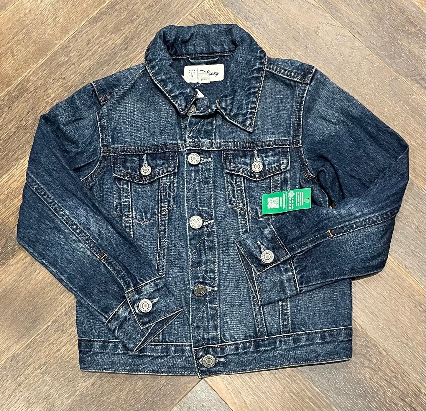 Blue  Gap Mickey Jean Jacket, 5Y