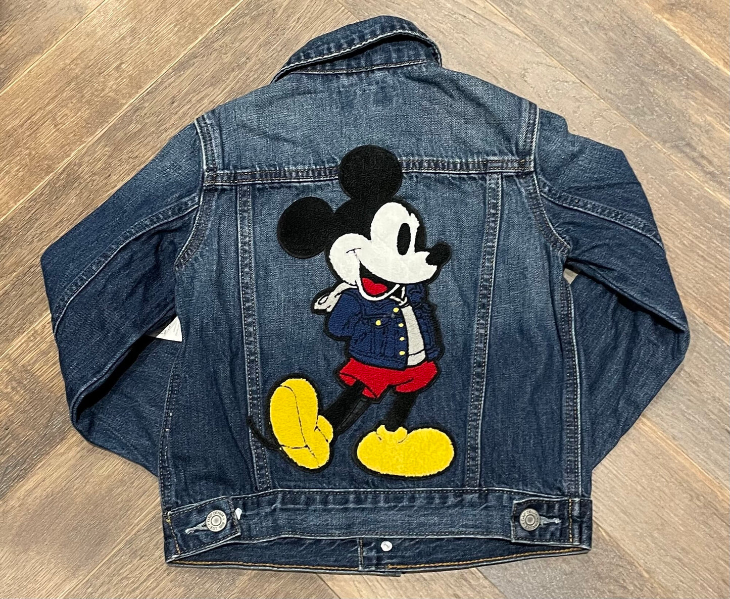 Blue  Gap Mickey Jean Jacket, 5Y