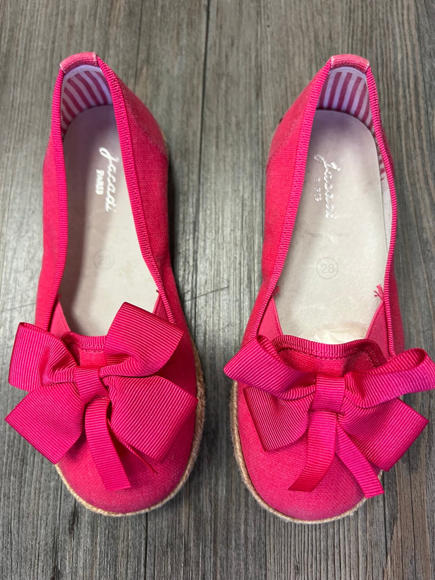 Pink  Jacadi Cotton Canvas Gros, 11Y