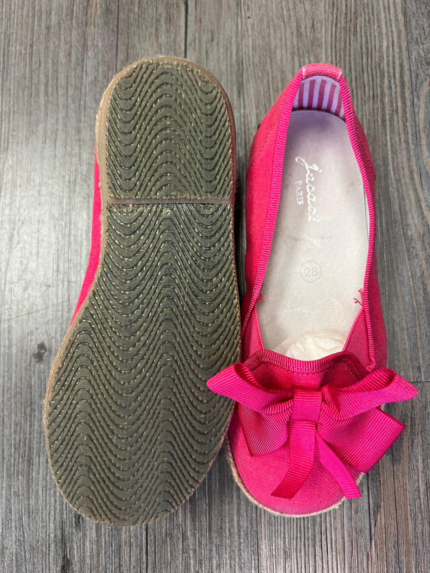 Pink  Jacadi Cotton Canvas Gros, 11Y