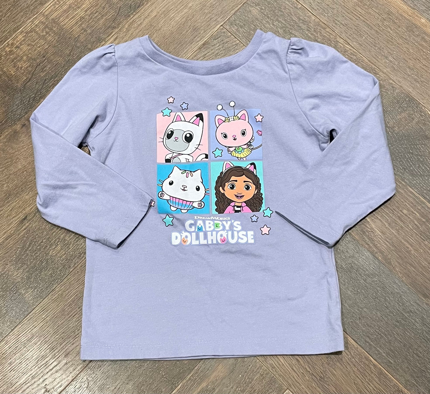 Lavander  Gabbys Doll House Ls Tee, 4Y