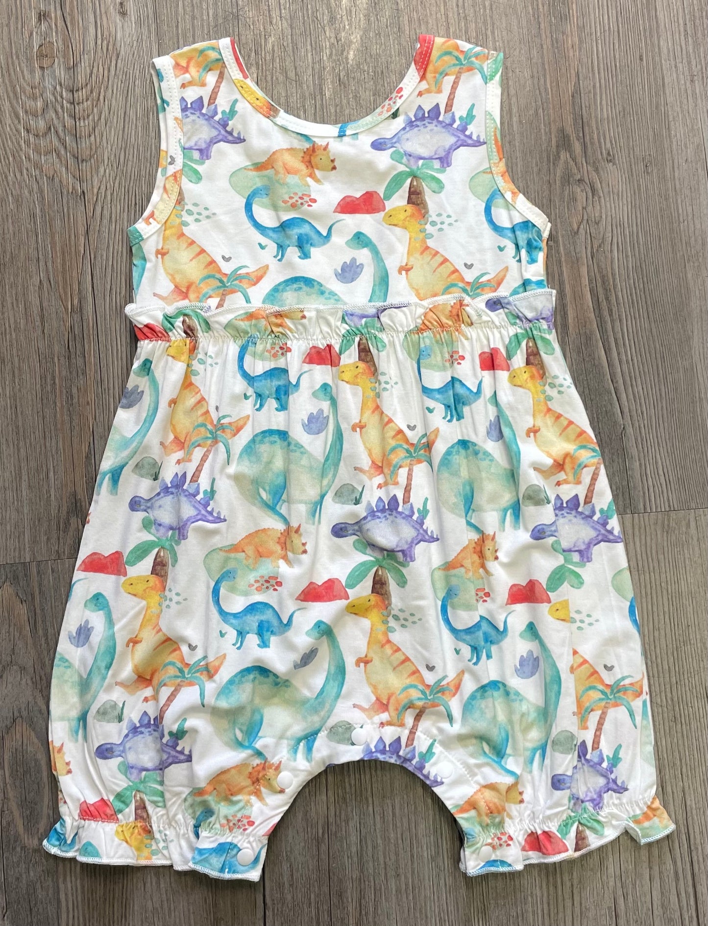 Dinosaur  Tickety- Boo Romper, 6-9M