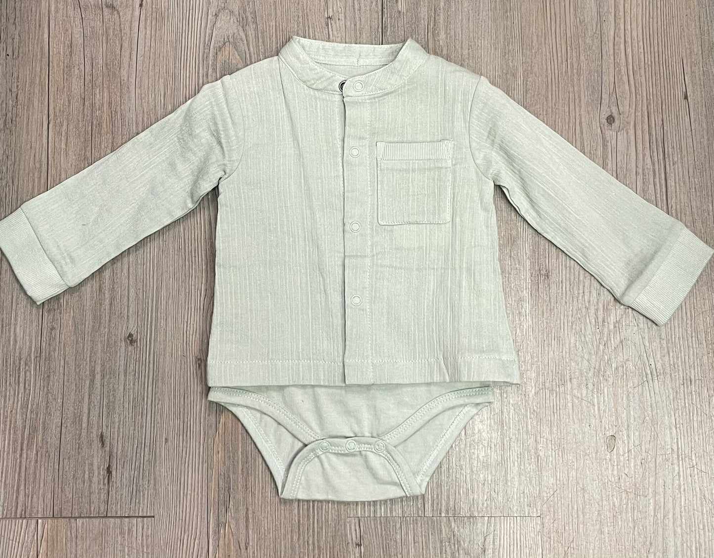 Olive  Fixoni Onesie, 1-3M