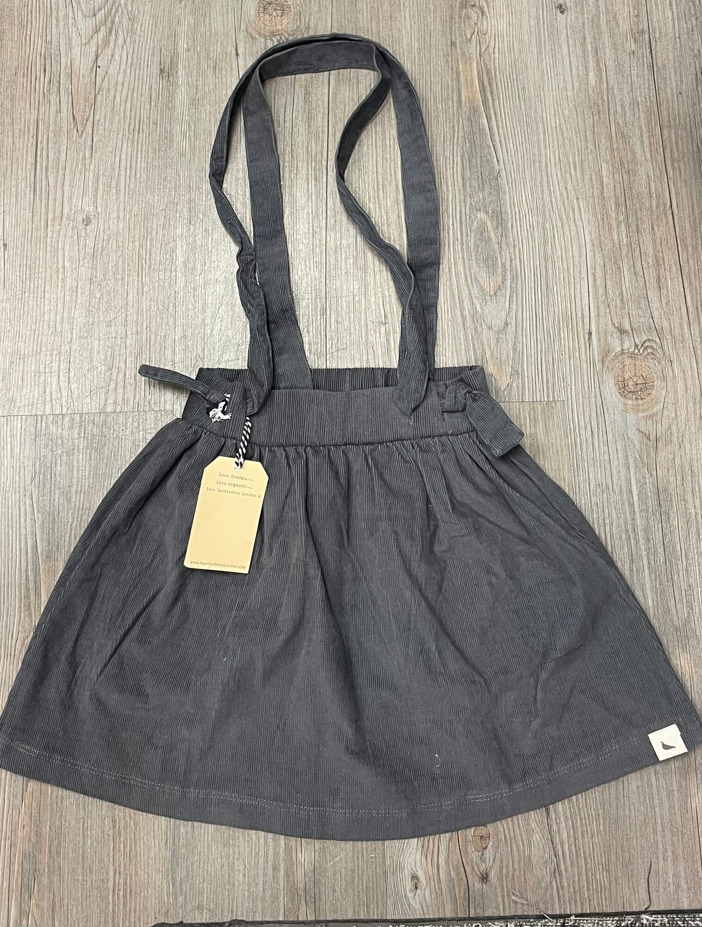 Grey  Turtle Dove Skirt, 4-5Y