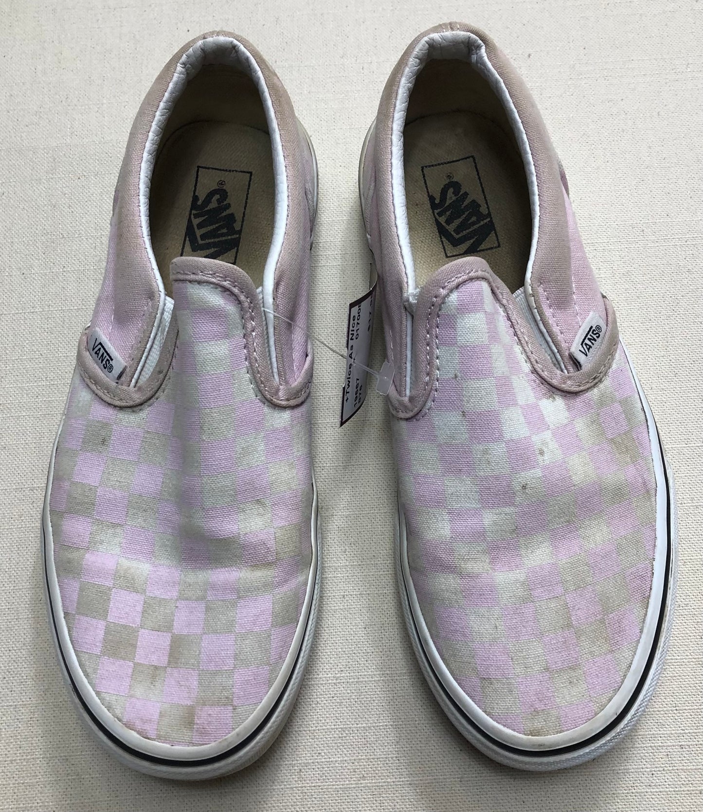 Pink  Vans - Check, 4Y