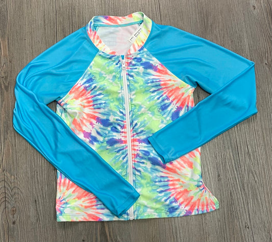 Tiedye  Rash Guard LS, 7-8Y