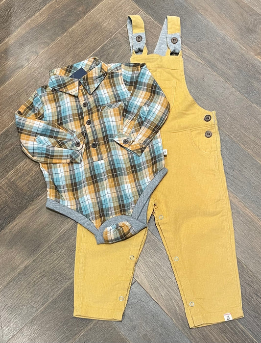 Yellow  Me & Henry 2 Pcs Set, 9-12M