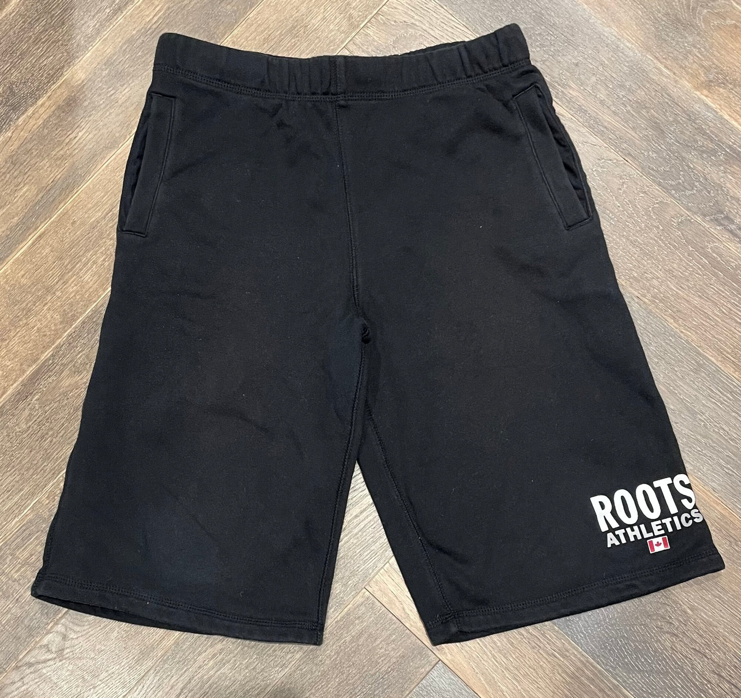 Black  Roots Shorts, 14Y