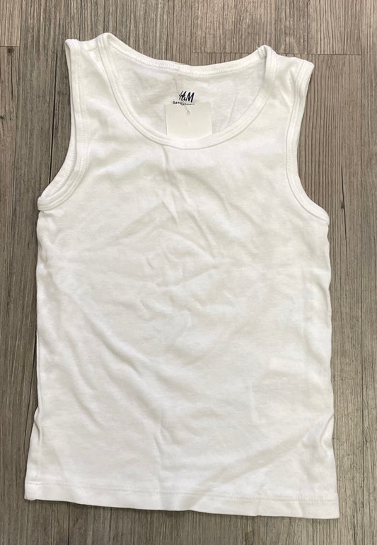 White  H&M Tank Top, 4-6Y