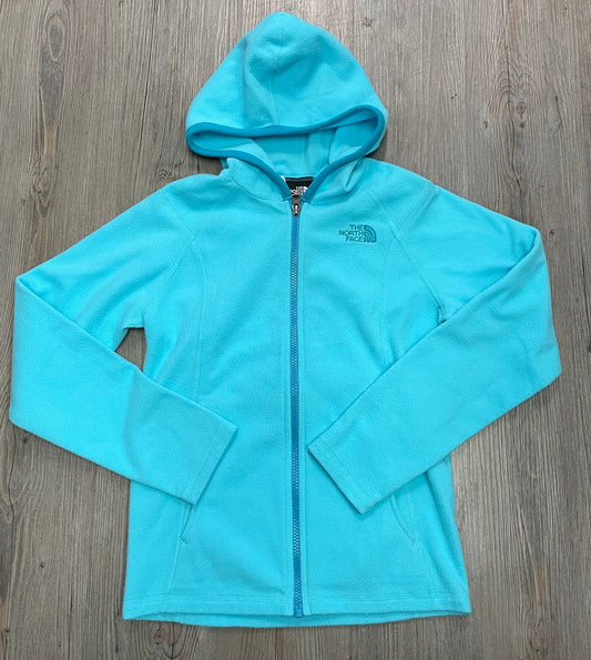 Teal  North Face Fleece Zip Up, 10-12Y