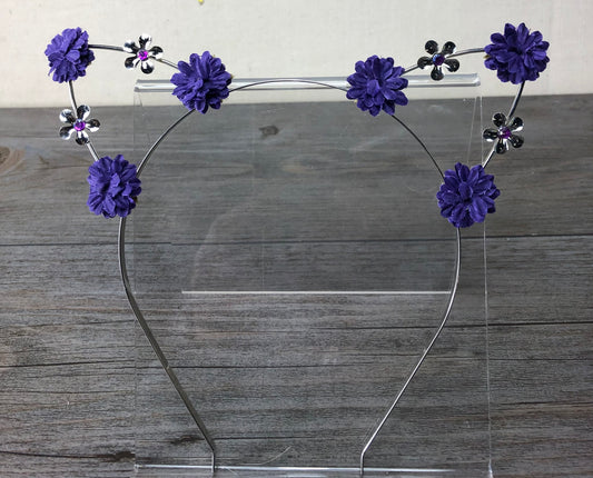 Purple  Cat Headband, One Size