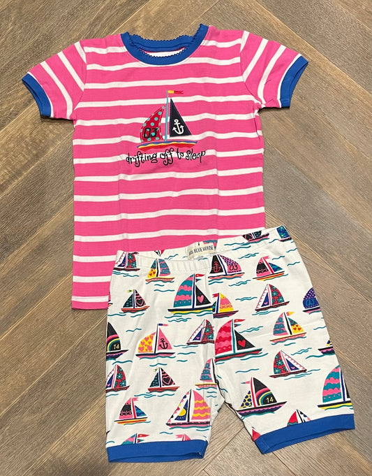 Multi  Little Blue House Pj Set, 10Y