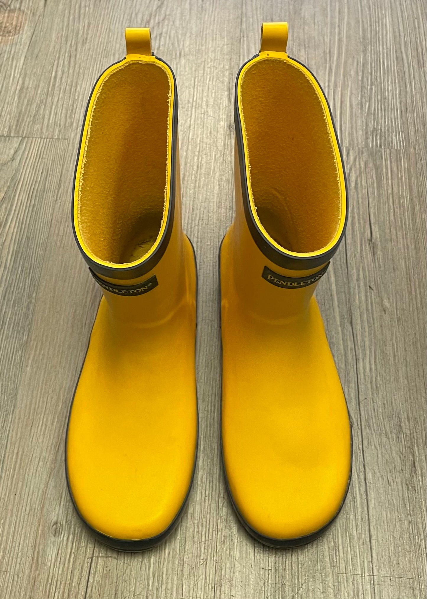 Yellow  Pendleton Rain Boots, 3Y