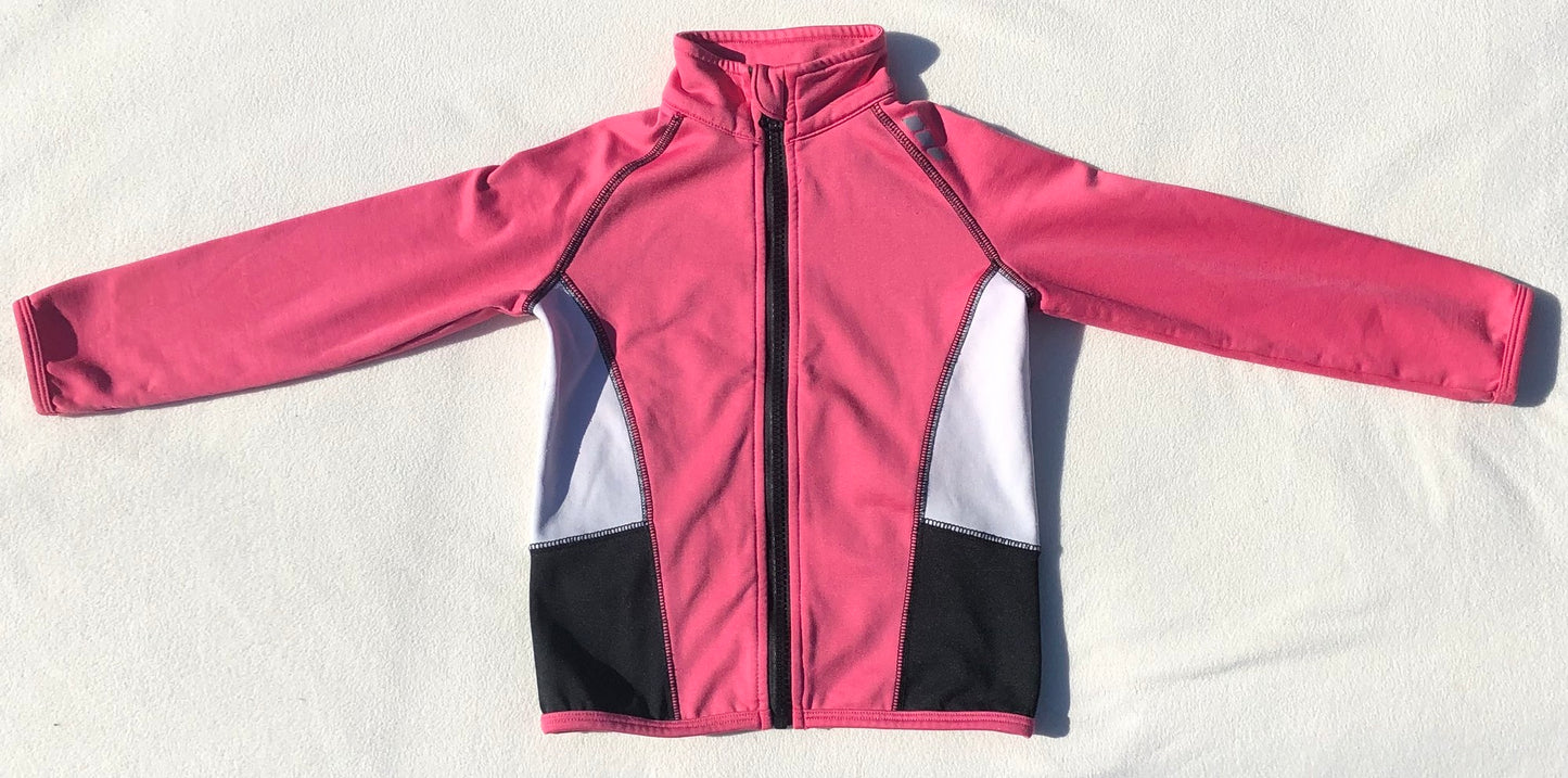 Pink  SOM ZIP Sweater, 3Y
