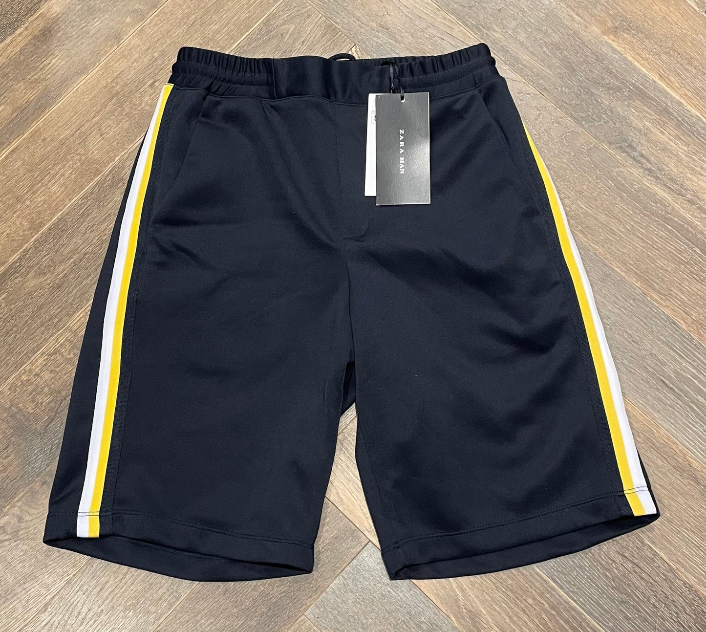 Black  Zara Man Active Shorts, 14-16Y