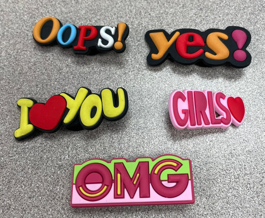 Multi  Jibbitz OMG!, None