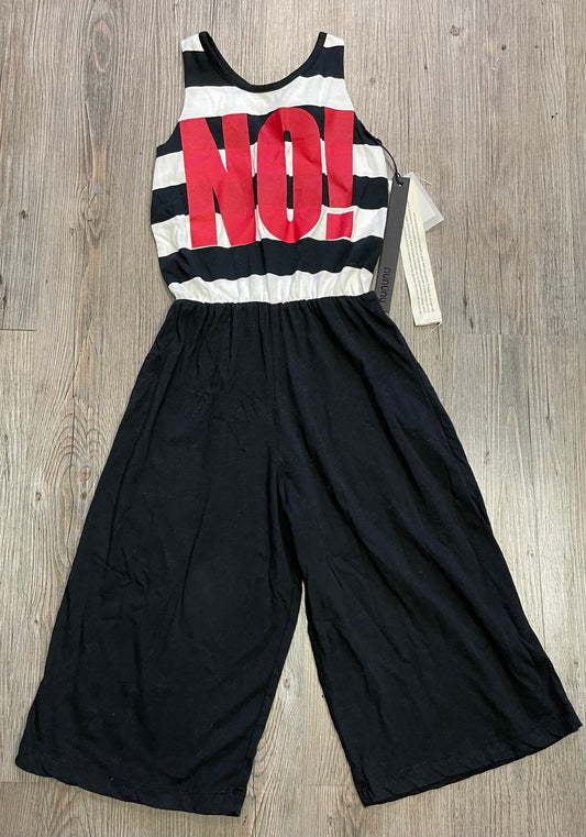Black  NUNUNU Romper Dress, 3-4Y