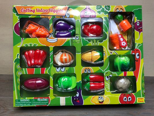Green  Cutting Velcro Veggies, 3Y+