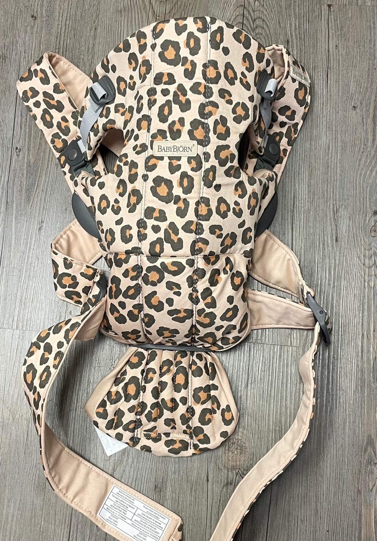 Leopard  Baby Bjorn Carrier Mini, Pre-owned