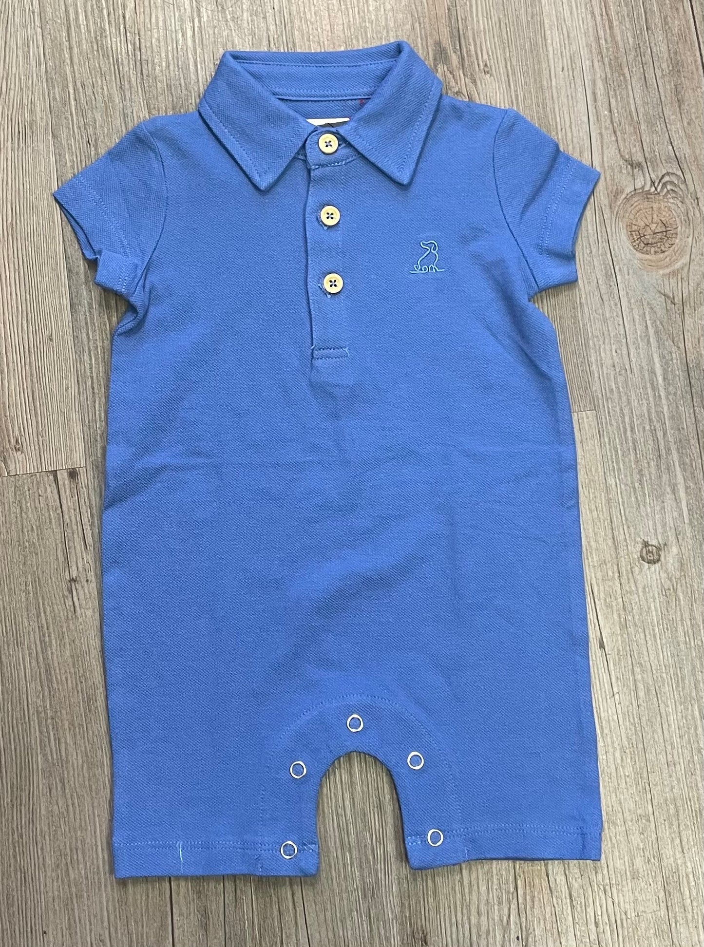 Blue  Me & Henry Polo Onesie, 12-18M