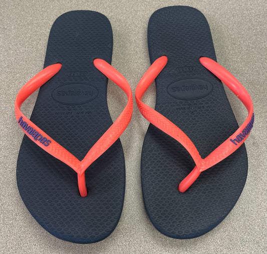 Navy/cor  Havaianas Flip Flop, 3-4Y