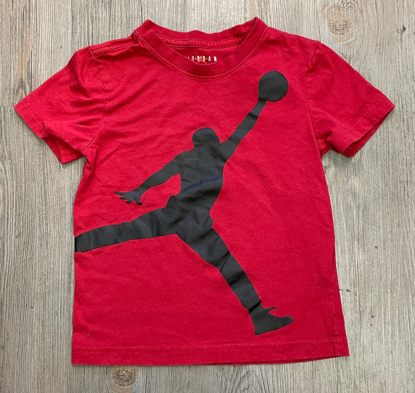 Red  Jordan Tee, 5-6Y