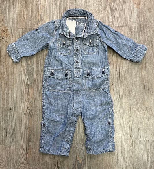 Blue  Gap Romper LS, 6-12M