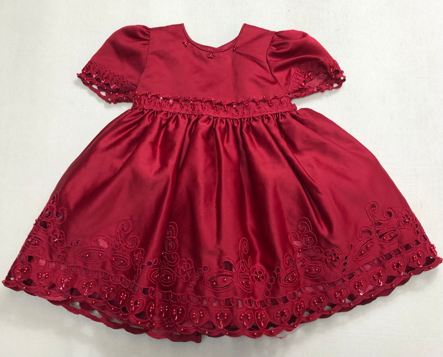 Red  Tots Fifth Avenue Dress, 18-24M
