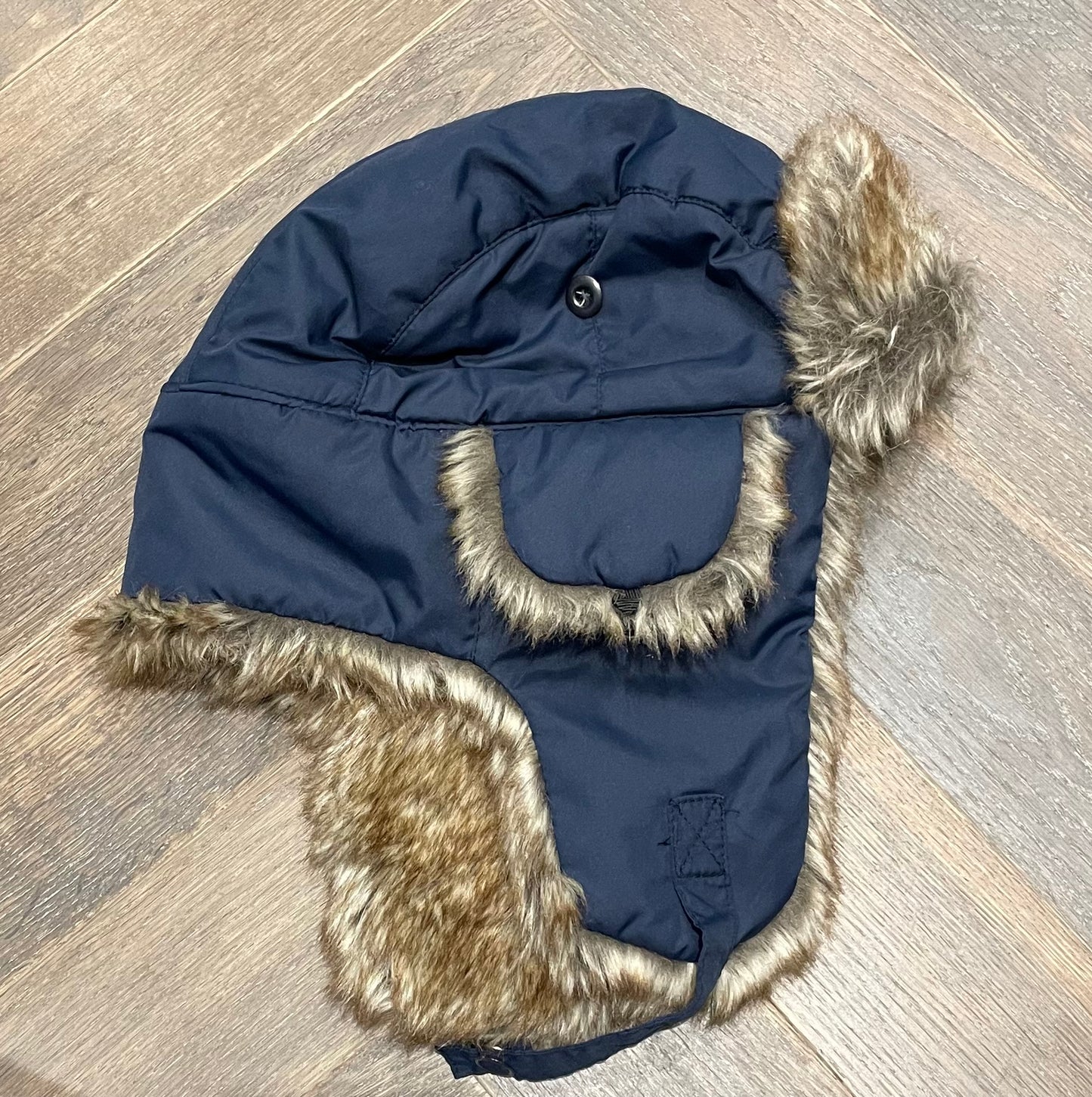 Navy  Gap Fleecelined Hat, 7-8Y
