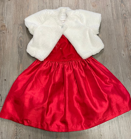 Red  Gymboree Velour Dress, 4Y