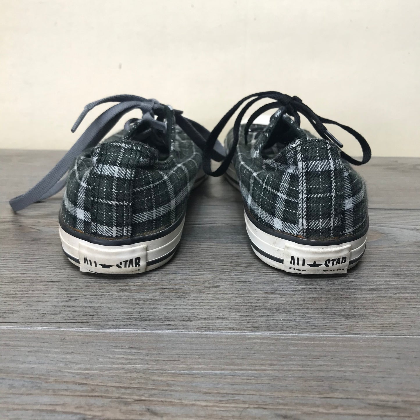 Plaid  Converse Lace Up Sneaker, 5Y