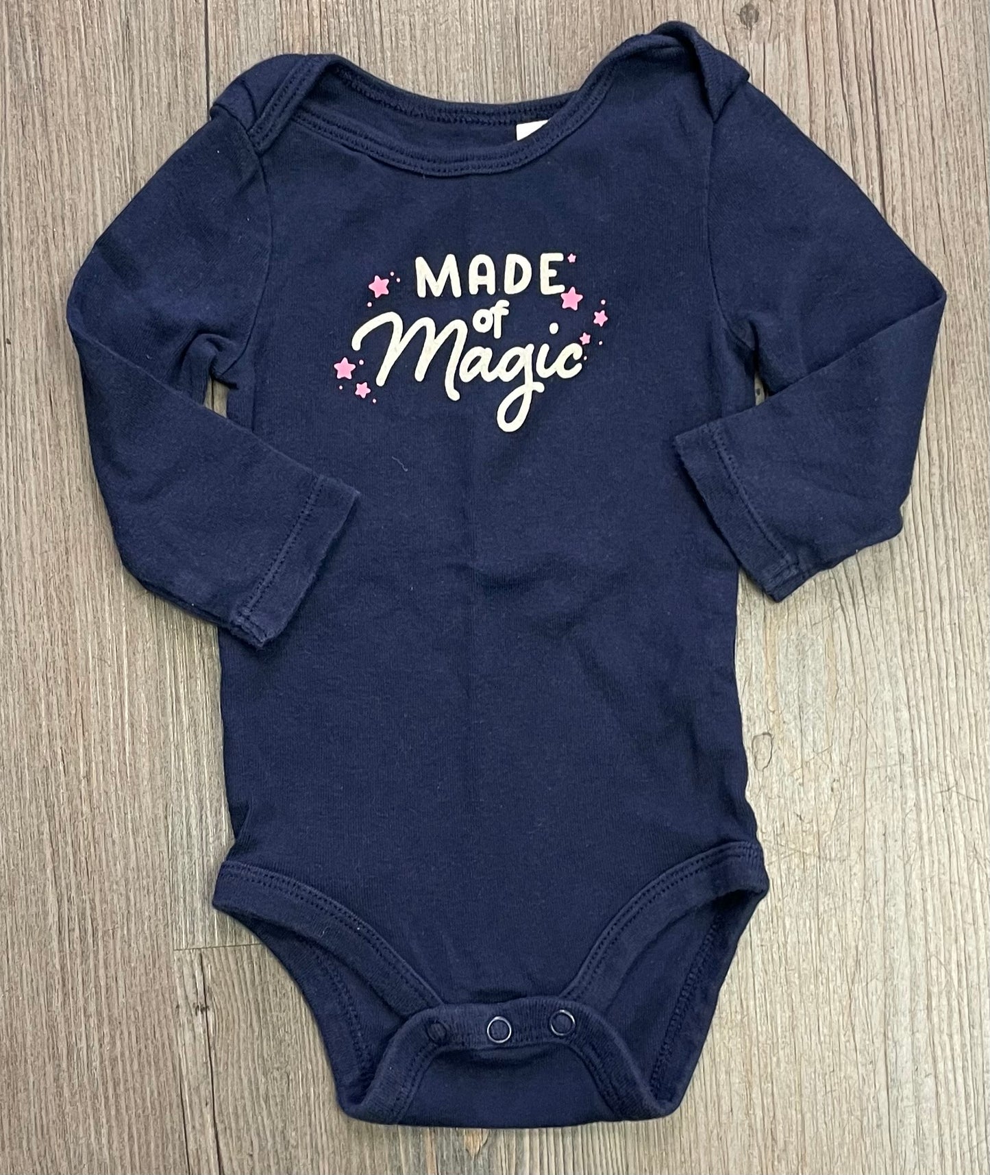 Navy  Joe Fresh Onesie, 3-6M
