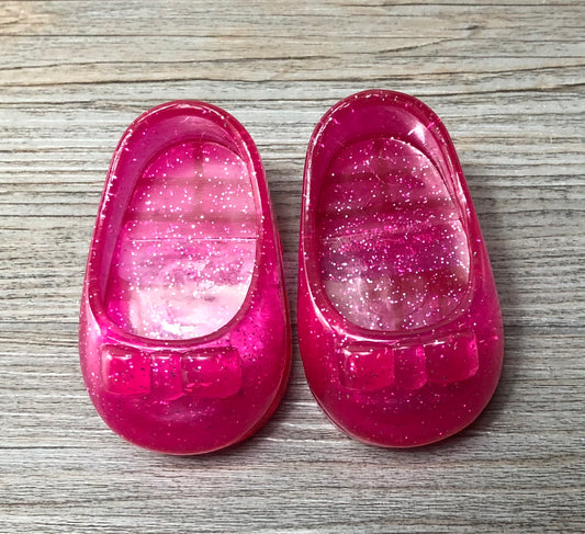Pink  12 Inch Doll Shoes, 7cm L