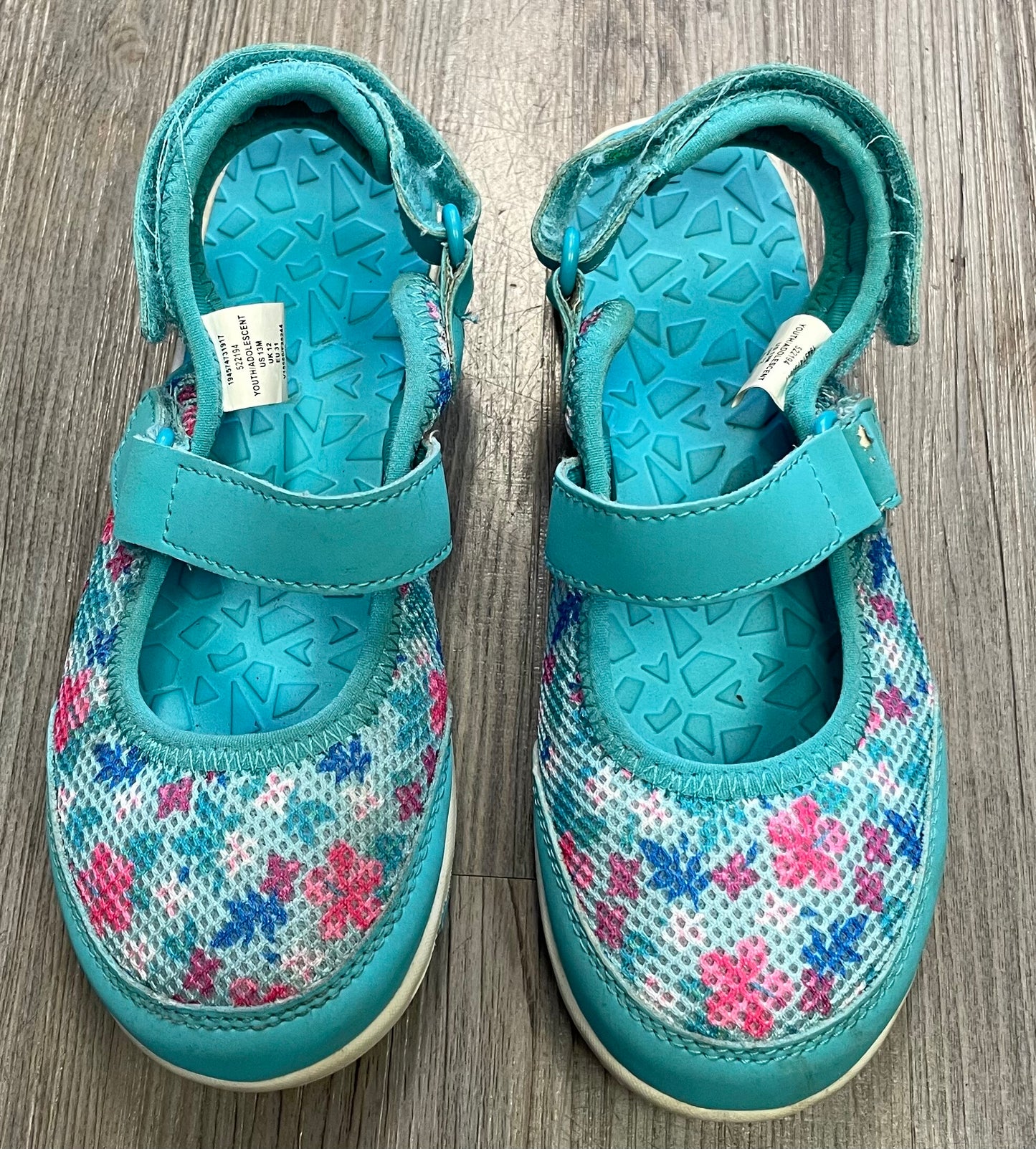 Blue  Lands End Sandals, 13Y